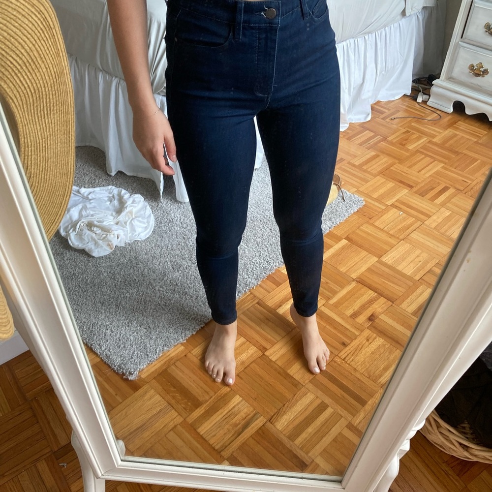 Dark Navy Free People Jeans